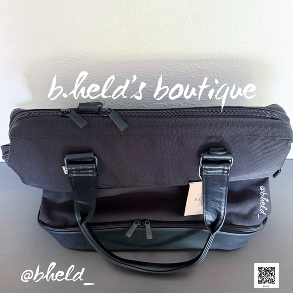 Free w/Bundle Purchase — BÉIS The Mini Weekender in Black Brand New NWT - Picture 9 of 16